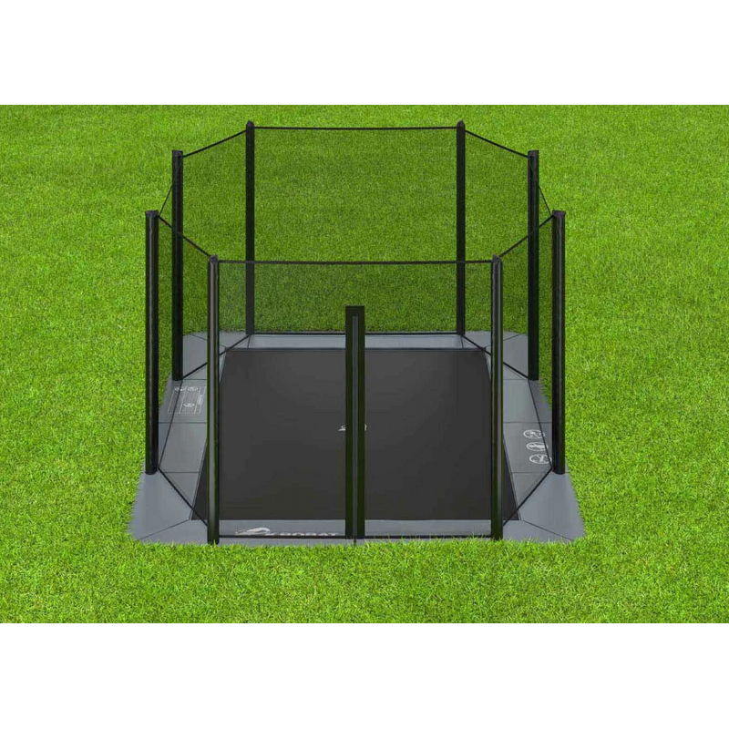 Akrobat Trampolin Orbit Flat Rechteckig – Trampoline, Ansicht 3