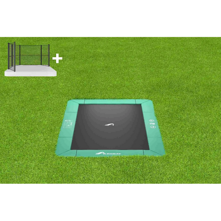 Akrobat Trampolin Orbit Flat Rechteckig – Trampoline, Ansicht 5