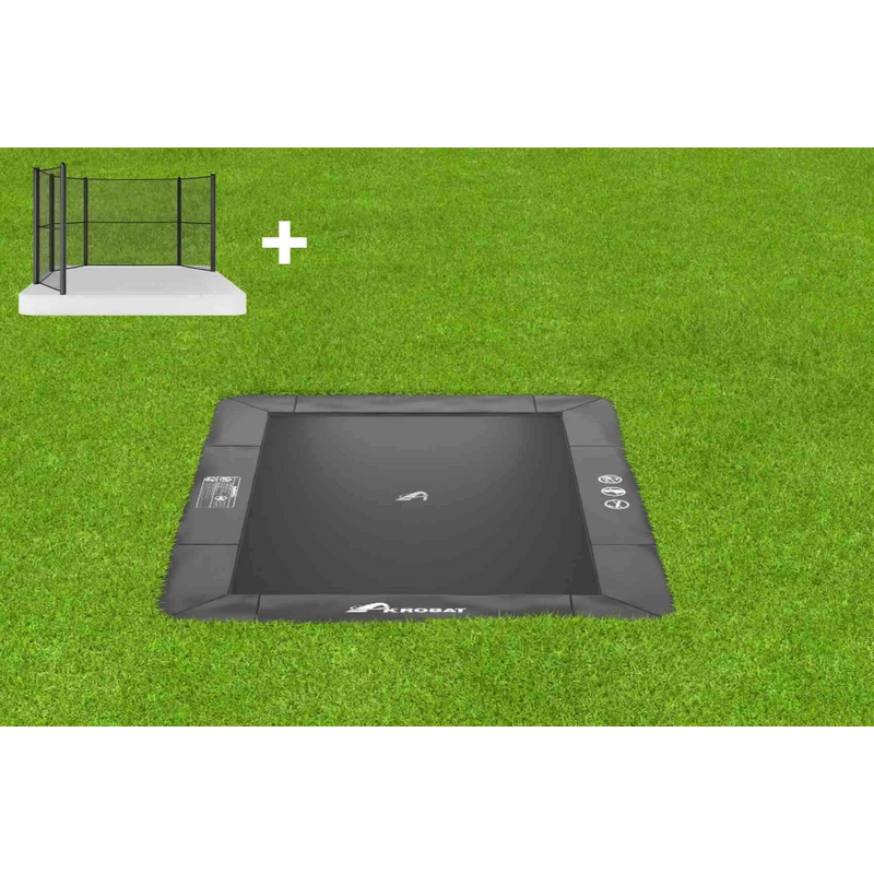 Akrobat Trampolin Primus Flat Sport Rechteckig – Trampoline, Ansicht 4