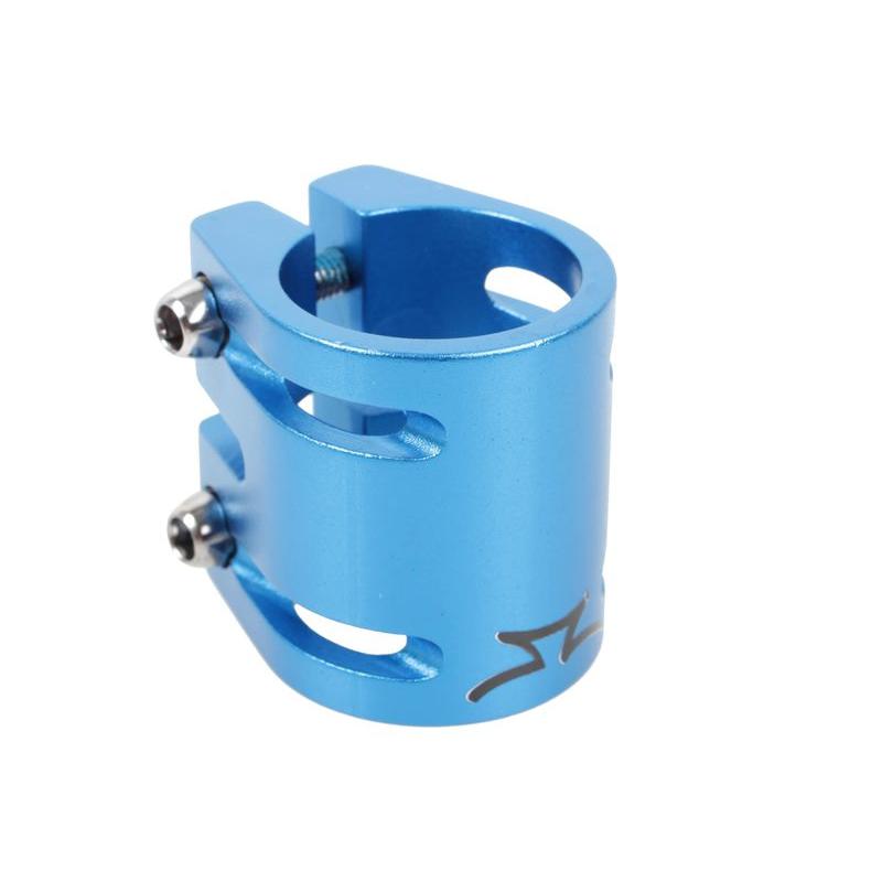 AO Double Clamp OS blue – Scooter Clamps, Ansicht 1