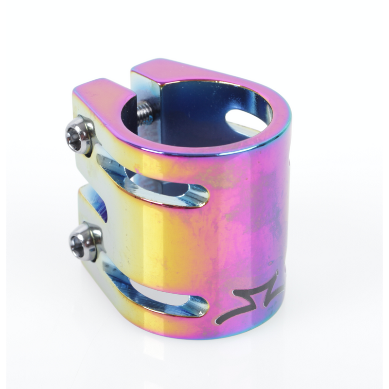 AO Double Clamp OS rainbow – Scooter Clamps, Ansicht 1