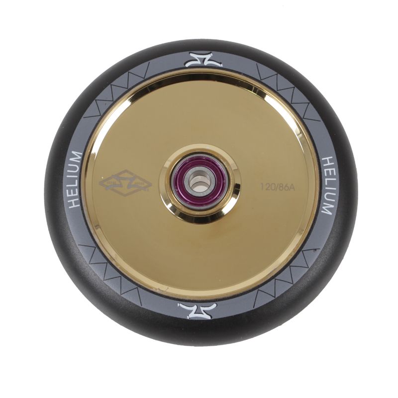 AO Helium Wheel 120mm incl. Titen Abec 9 polished – Scooter Wheels, Ansicht 2