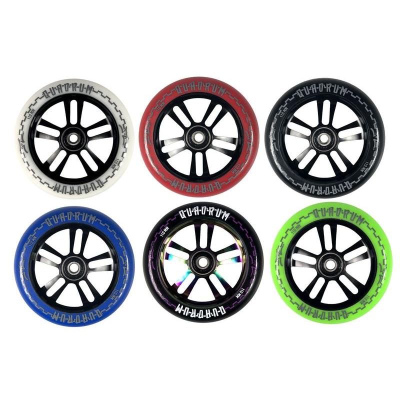 AO Quadrum V3 5-hole Wheel 110mm incl. Titen Abec 9 – Scooter Wheels, Ansicht 1