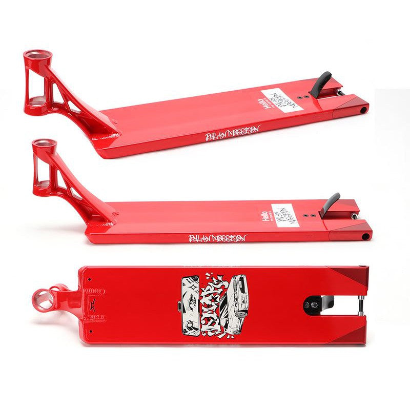 AO Scooters Dylan V2 Signature Deck red 6,0 x 22,0 (560 mm) – Scooter Decks, Ansicht 1