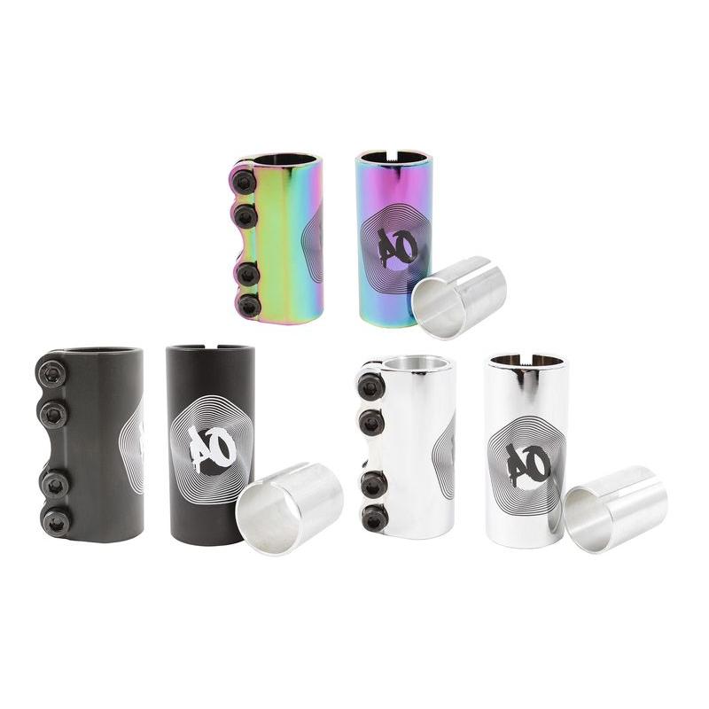 AO SCS Clamp Worldwide chrome – Scooter Clamps, Ansicht 1
