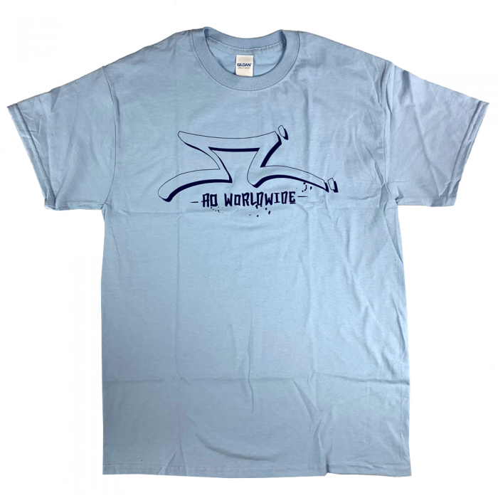 AO Scooter T-Shirt Worldwide lightblue