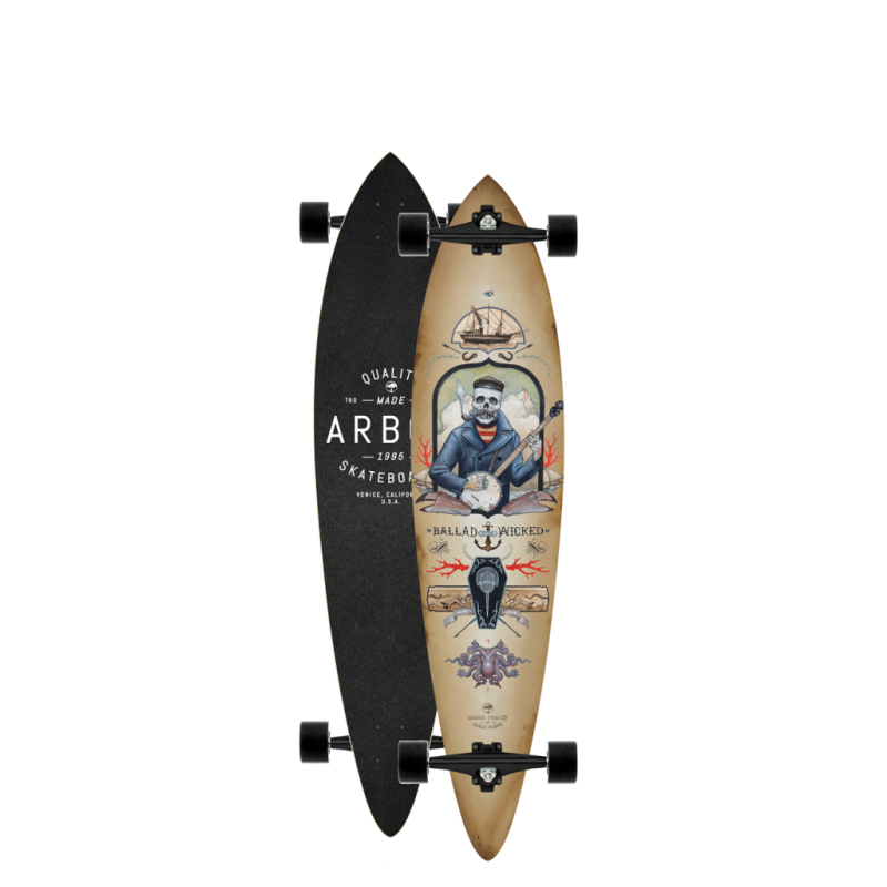 Arbor Longboard Complete Fish GT – Longboards Komplett, Ansicht 1
