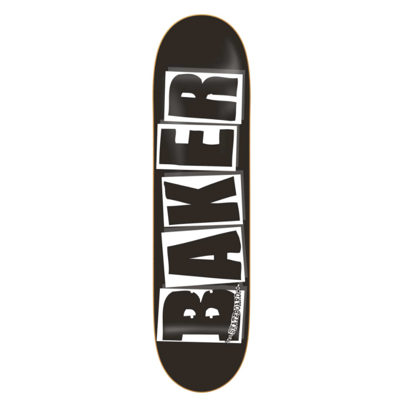 Baker Skateboard Deck Brand Logo Black/White 8.0'' – Skateboard Decks, Ansicht 1