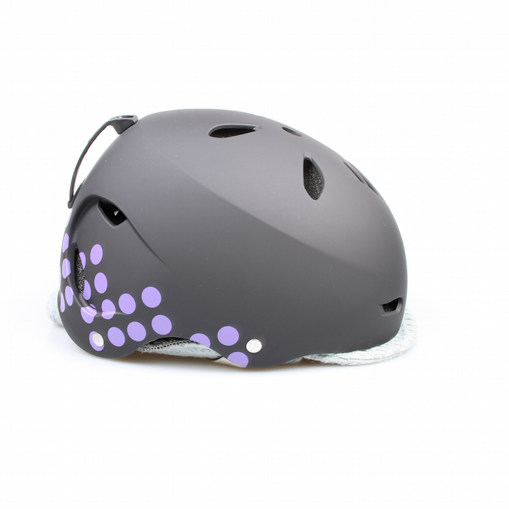 Bern Helm Brighton black/polka dot *Women* (Winter Liner) – Helme & Protektoren Scooter, Ansicht 3