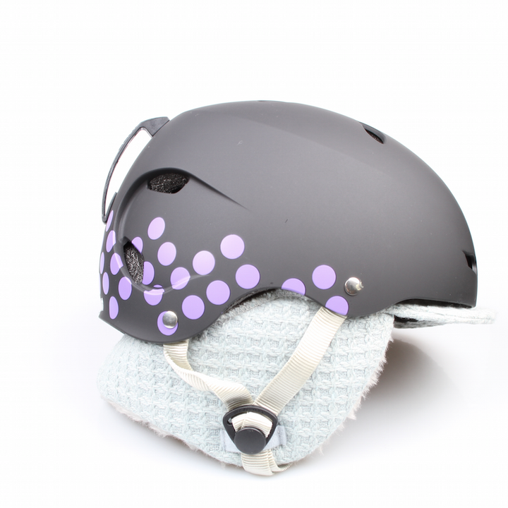 Bern Helm Brighton black/polka dot *Women* (Winter Liner) – Helme & Protektoren Scooter, Ansicht 6