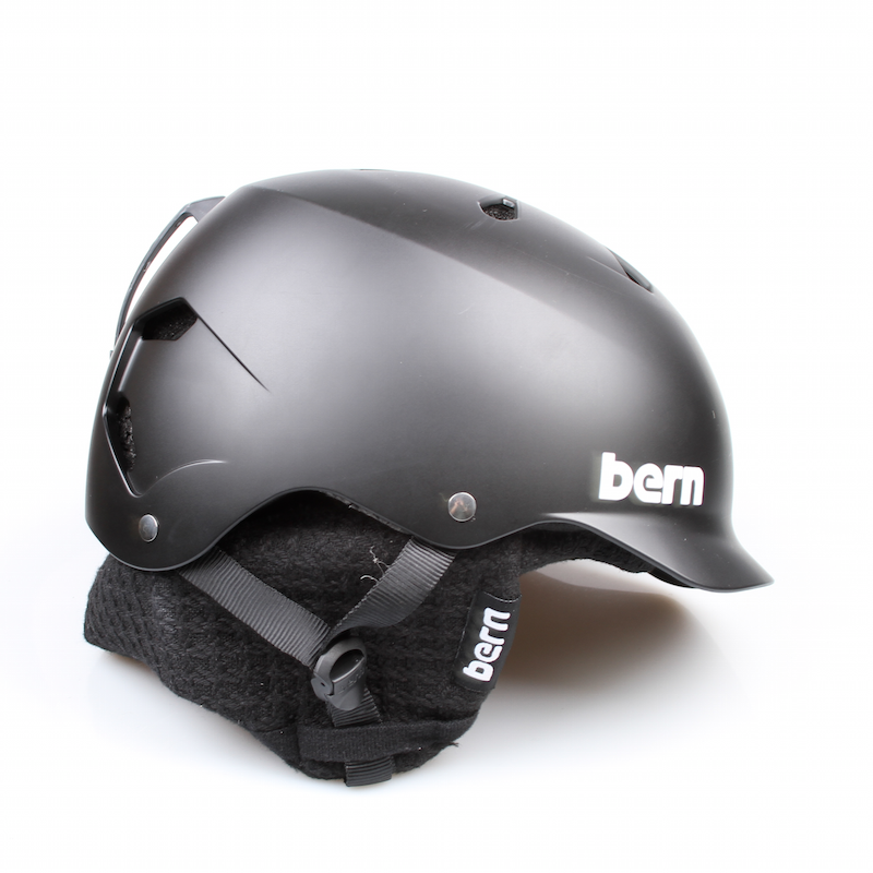 Bern Helm Watts Matte Black (Winter Liner) – Helme & Protektoren Scooter, Ansicht 6