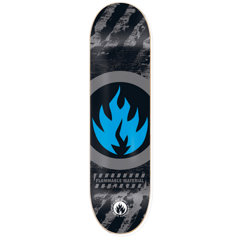 Black Label Skateboard Deck Team Circle Flame 8.25'' – Skateboard Decks, Ansicht 1