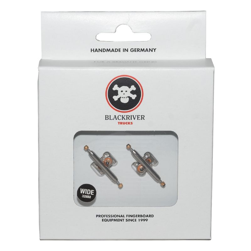 Blackriver Fingerboard Trucks Wide 3.0 silver/silver 34mm – Fingerboards & Ramps, Ansicht 2