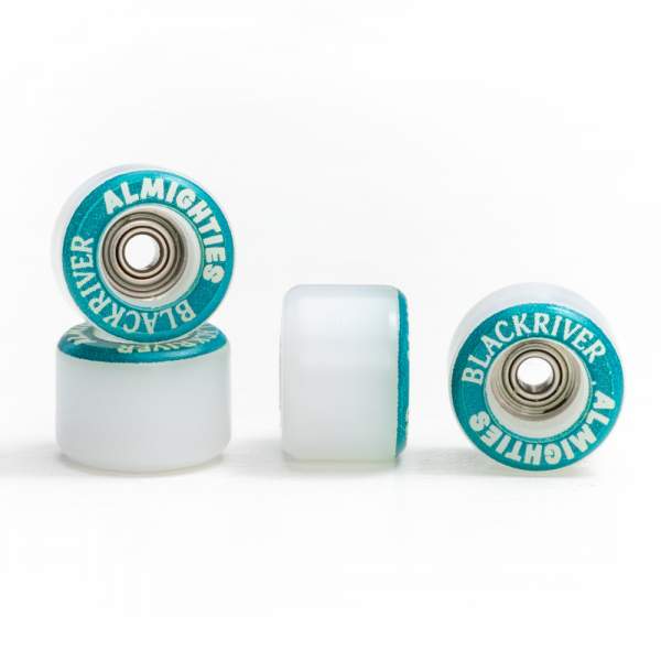 Blackriver Wheels Almighties white – Fingerboards & Ramps, Ansicht 1