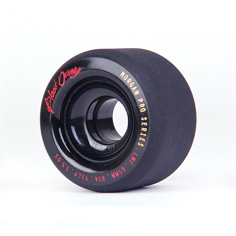 Blood Orange Wheels Morgan Pro Black 65mm – Longboard Rollen, Ansicht 1