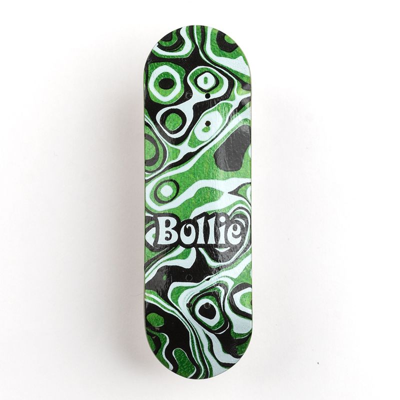 Bollie Fingerboard Complete Psychedelic green – Fingerboards & Ramps, Ansicht 2