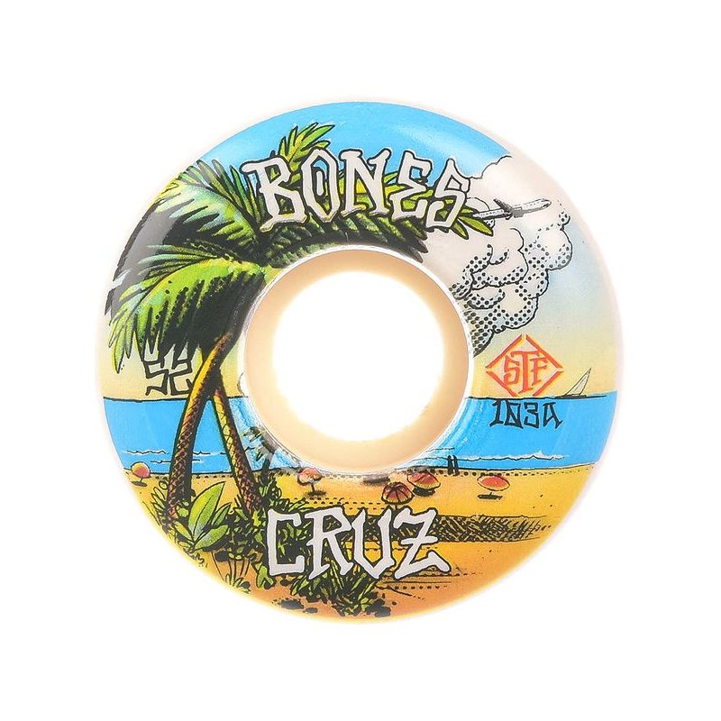 Bones Wheels STF Cruz Buena Vida 103A V2 Locks 52mm – Skateboard Rollen, Ansicht 1