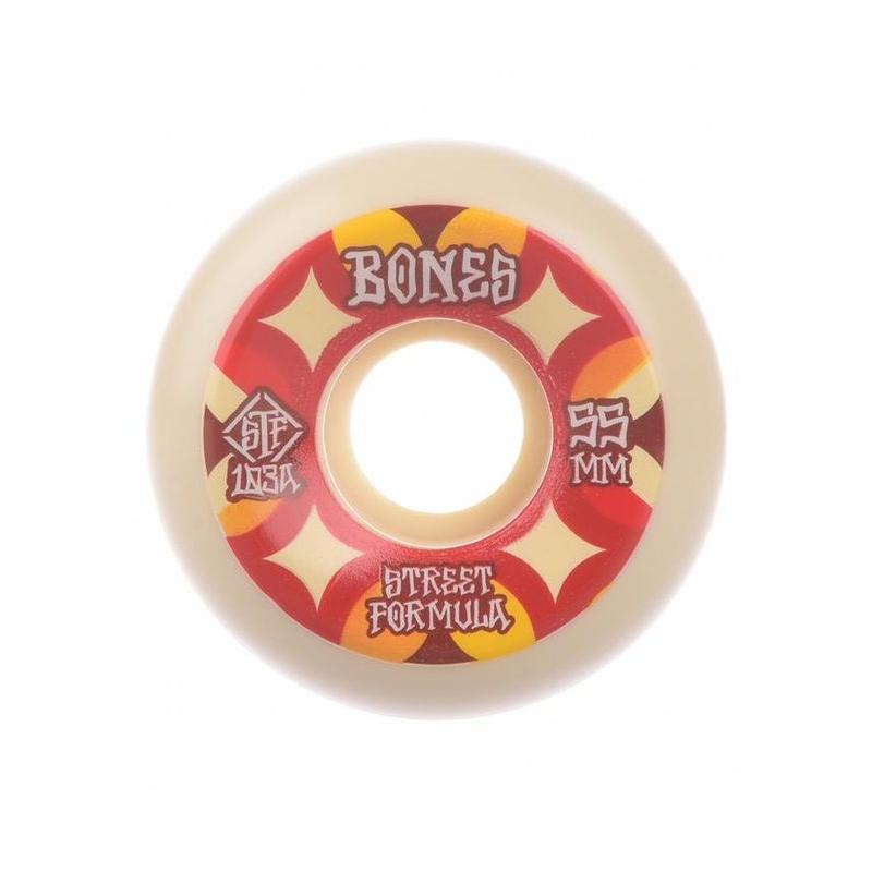 Bones Wheels STF Retros 103A V5 Sidecut – Skateboard Rollen, Ansicht 1