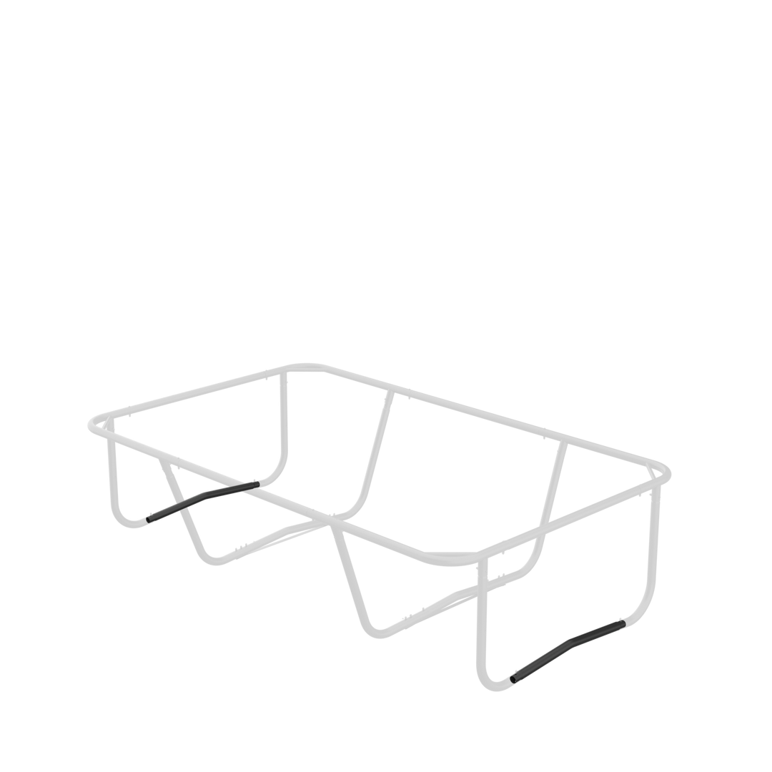 Verbindungsrohr für Endbein für Rechteckige Trampoline (1)