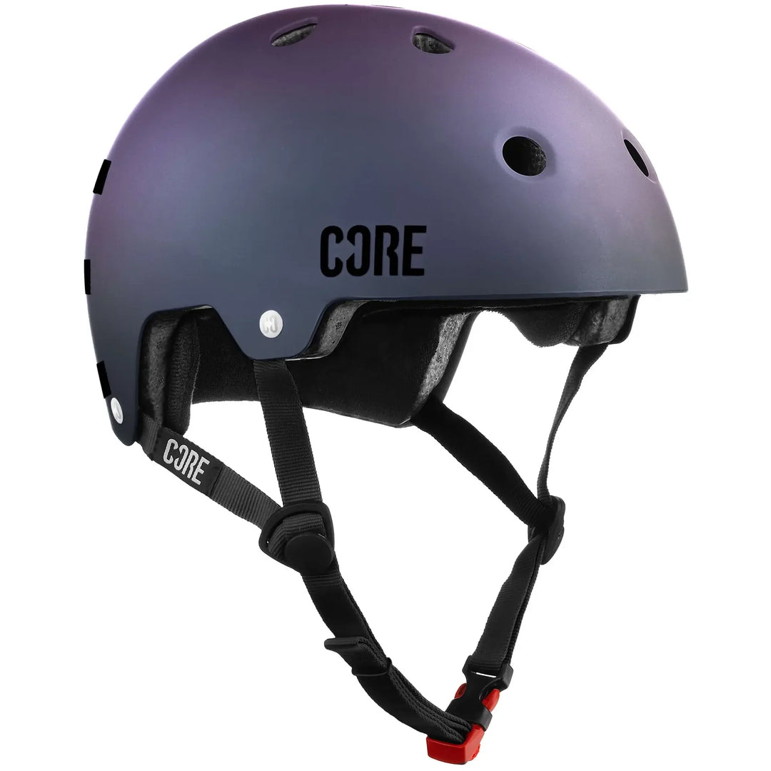 Core Action Sports Street Helm Neochrome/Schwarz – Helme & Protektoren Scooter, Ansicht 3