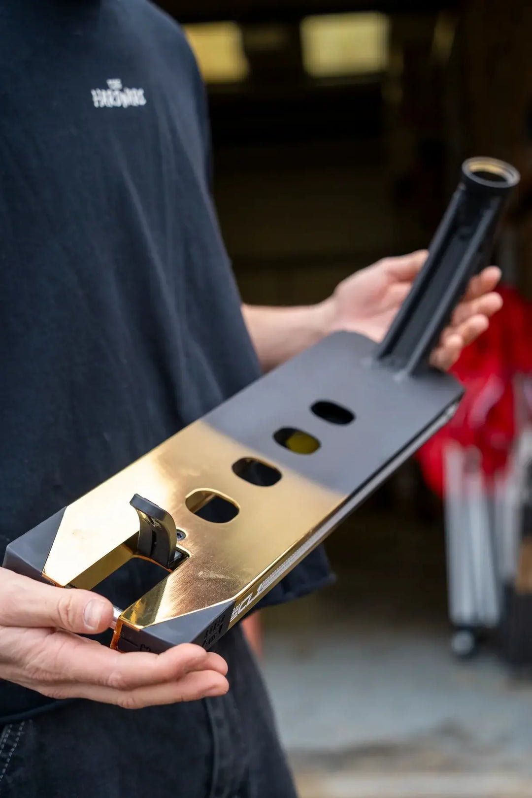 CORE Scooter Stunt Deck CL1 19" Black/Gold