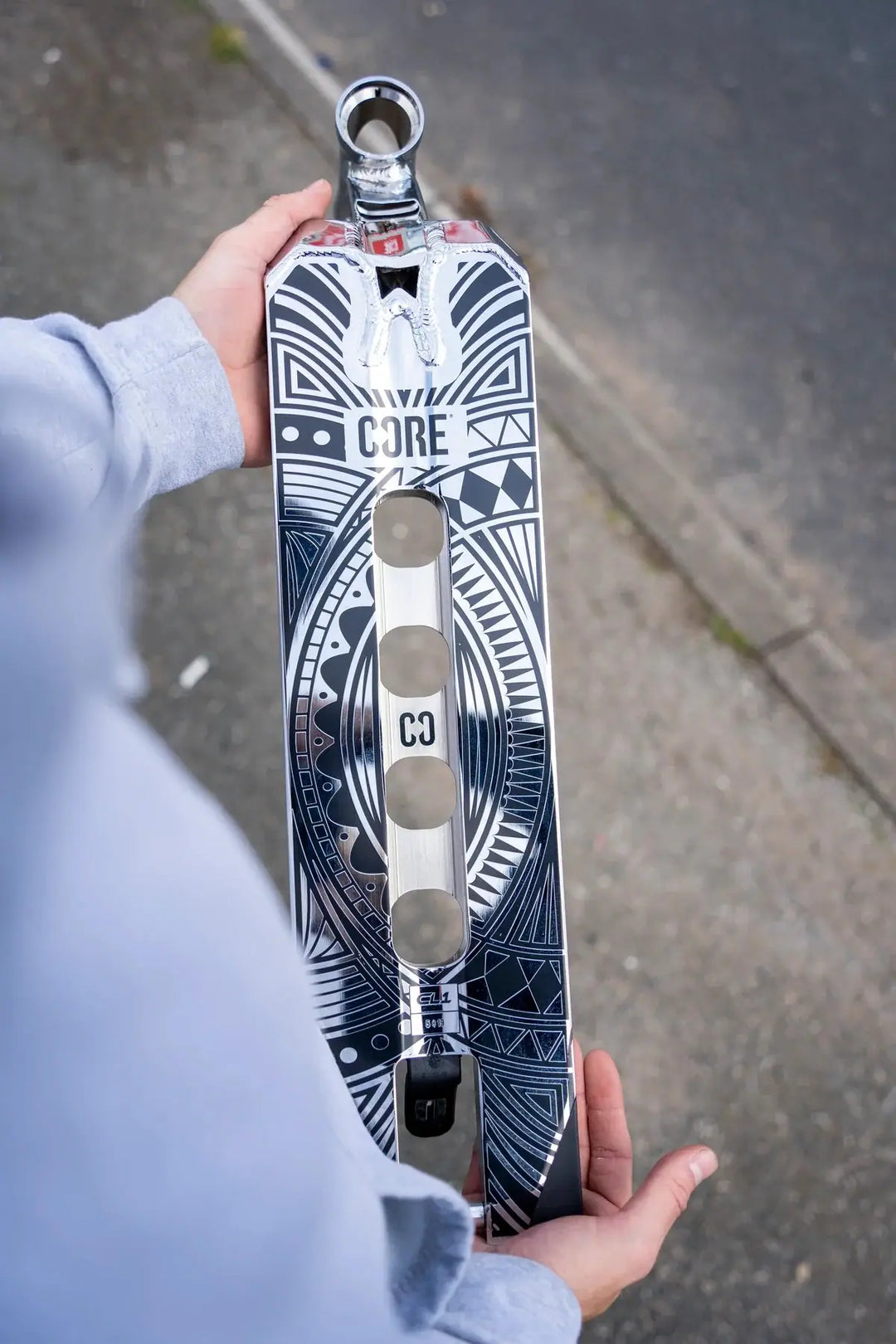CORE Scooter Stunt Deck CL1 19" Chrome