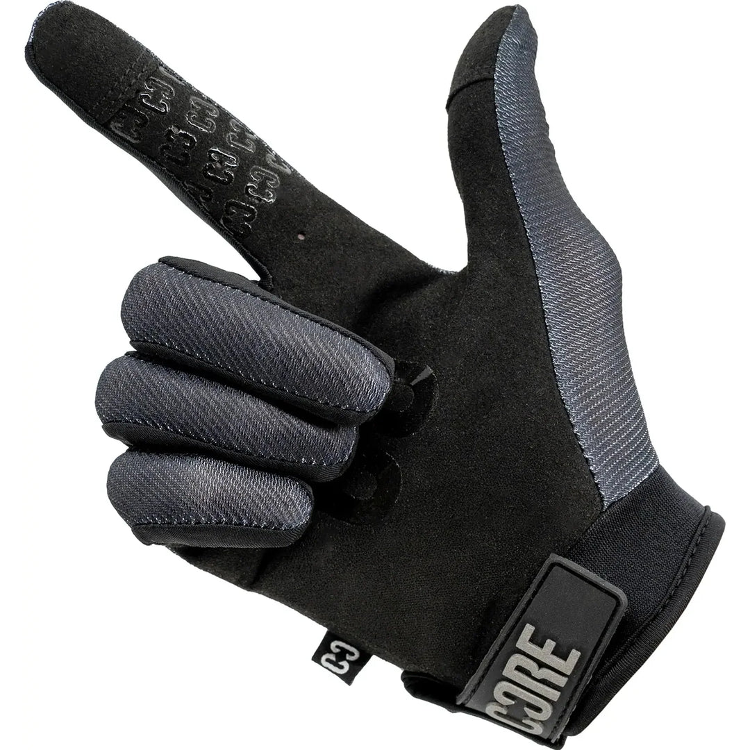 Core Gloves Pro Fit reflective black – Helme & Protektoren Scooter, Ansicht 2