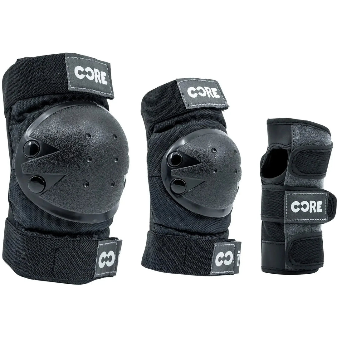Core Junior Protektoren Set black – Helme & Protektoren Scooter, Ansicht 1