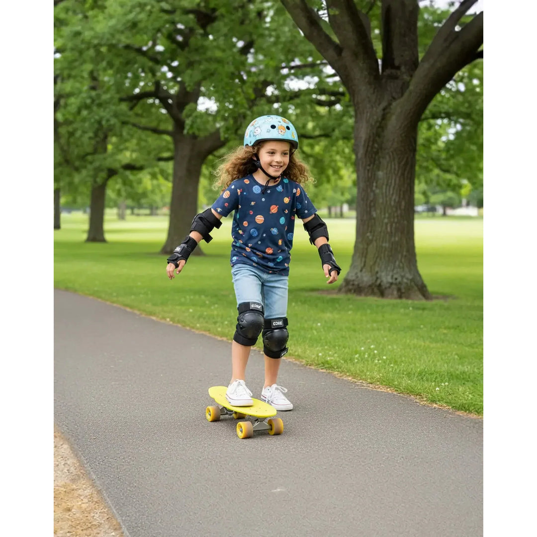Core Junior Protektoren Set black – Helme & Protektoren Scooter, Ansicht 3