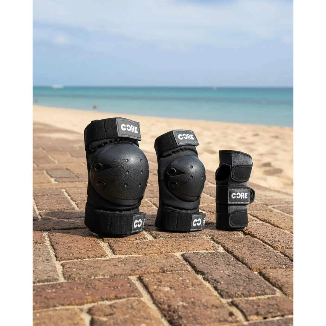 Core Junior Protektoren Set black – Helme & Protektoren Scooter, Ansicht 4
