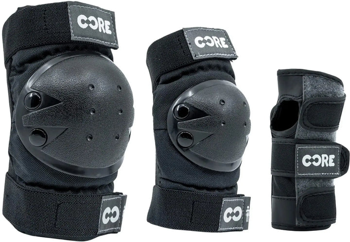Core Junior Protektoren Set black