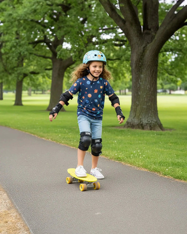 Core Junior Protektoren Set black