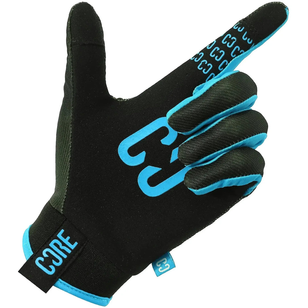 Core Protection Aero Gloves Accent Teal – Helme & Protektoren Scooter, Ansicht 3