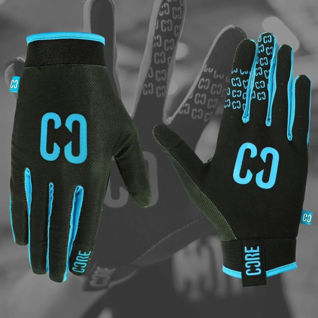Core Protection Aero Gloves Accent Teal – Helme & Protektoren Scooter, Ansicht 4