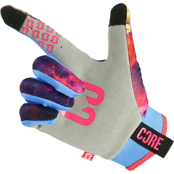 Core Protection Gloves Aero Neon Galaxy – Helme & Protektoren Scooter, Ansicht 3