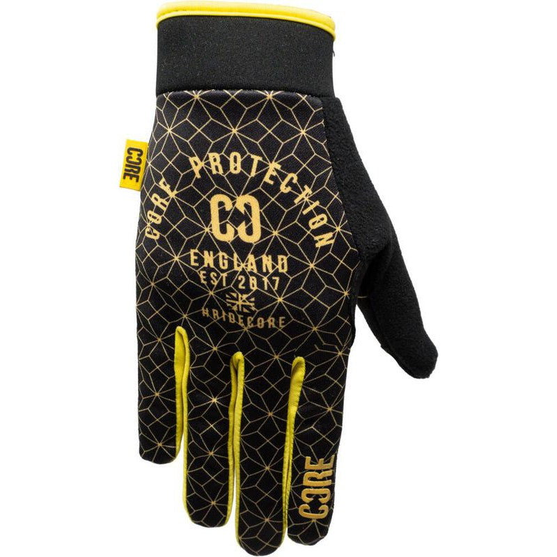 Core Protection Gloves Black/Gold – Helme & Protektoren Scooter, Ansicht 2