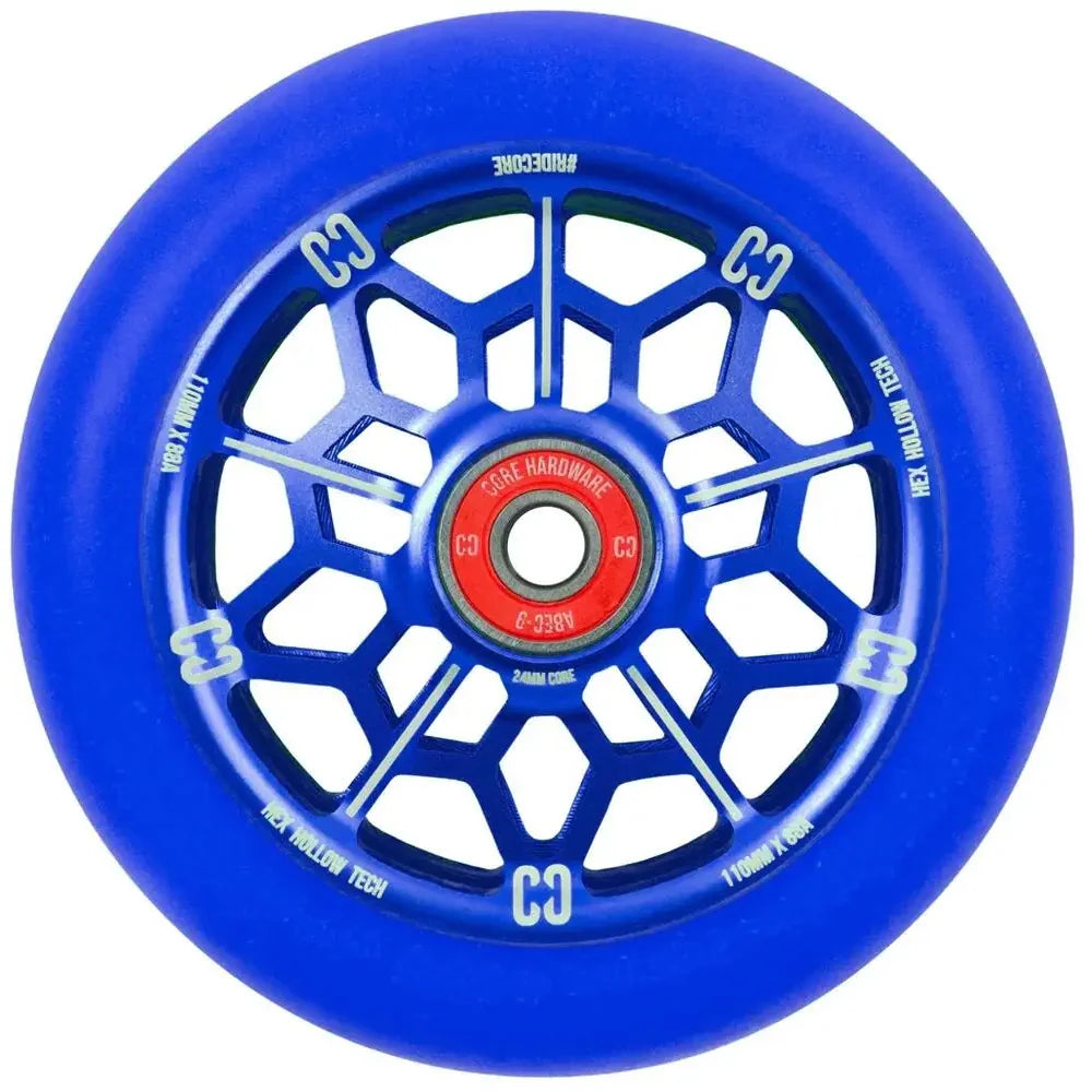 Core Wheel Hex Hollow 110mm navy – Scooter Wheels, Ansicht 1