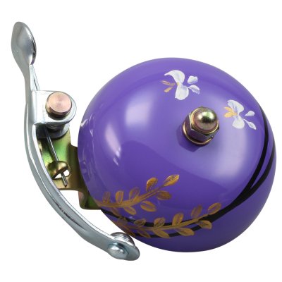 Crane Bell Co. Handbemalte Suzu Fahrradklingel mit Steel Band Mount - Chou – Kids Bikes, Ansicht 1
