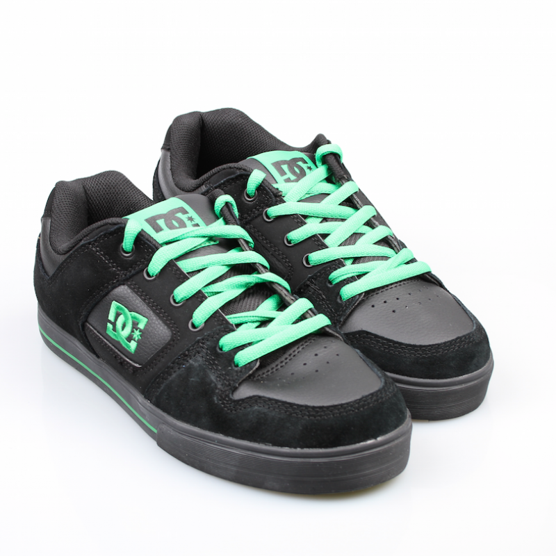 DC Schuhe Pure Slim Carbon/Emerald (CBE) – Schuhe, Ansicht 1