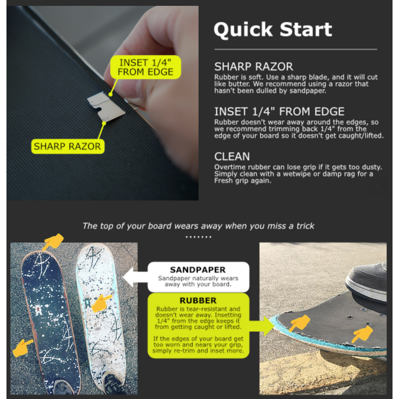 DKL Skateboard Rubber Griptape Gen 8 – Skateboard Griptape, Ansicht 3