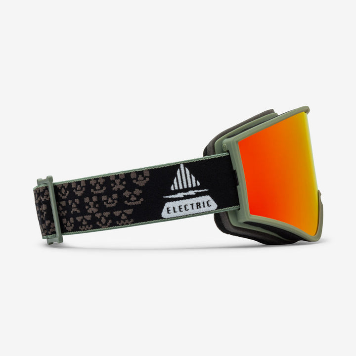 Electric Goggle EK1 Drama Moss Black/ Red Chrome + Bonus Lens Rose – Snowboard Goggles, Ansicht 5