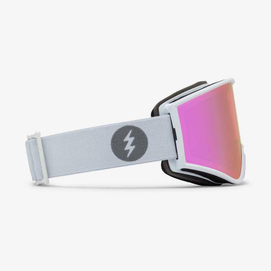 Electric Goggle EK1 Matte White / Pink Chrome + Bonus Lens Dark Grey – Snowboard Goggles, Ansicht 4