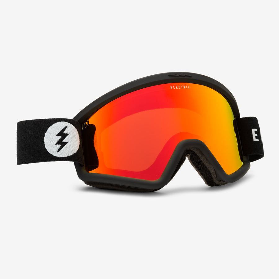 Electric Goggle Hex Matte Black / Red Chrome – Snowboard Goggles, Ansicht 1