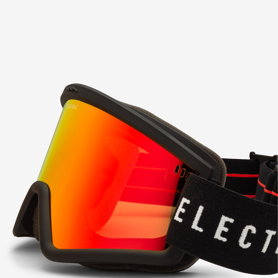 Electric Goggle Hex Matte Black / Red Chrome – Snowboard Goggles, Ansicht 3