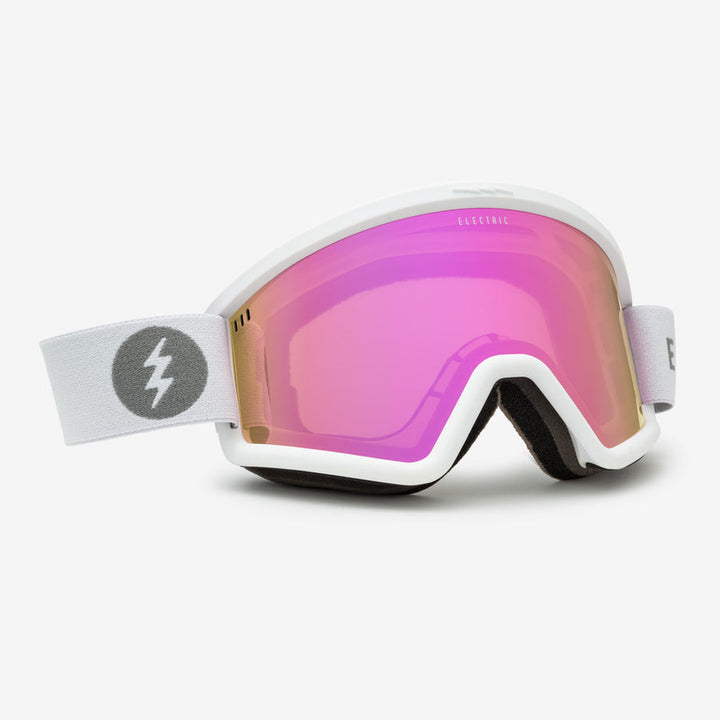 Electric Goggle Hex Matte White / Pink Chrome – Snowboard Goggles, Ansicht 1
