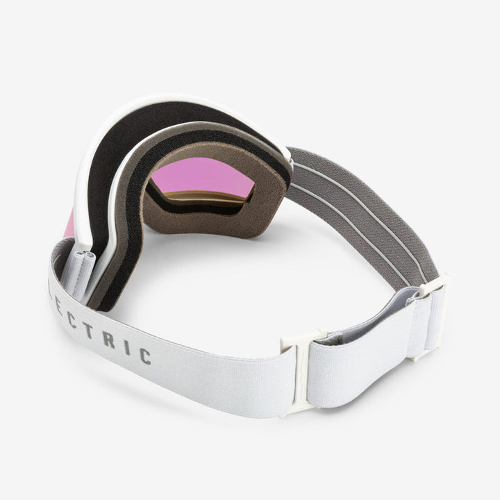 Electric Goggle Hex Matte White / Pink Chrome – Snowboard Goggles, Ansicht 3