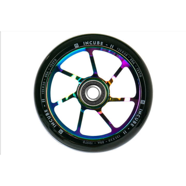 Ethic DTC Wheel Incube V2 12 Std 125mm neochrome – Scooter Wheels, Ansicht 1