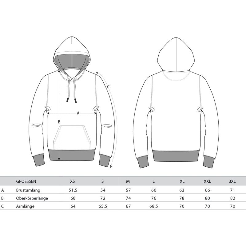 Fädd Hoodie Hipster Hans black – Hoodies, Ansicht 6