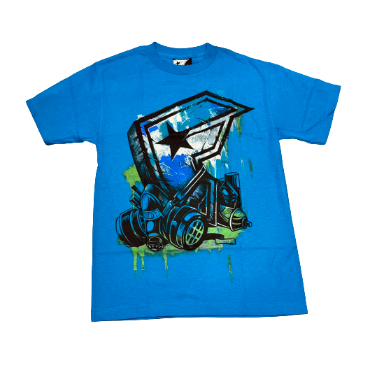 Famous T-shirt Wasteland turquoise – Shirts, Ansicht 1