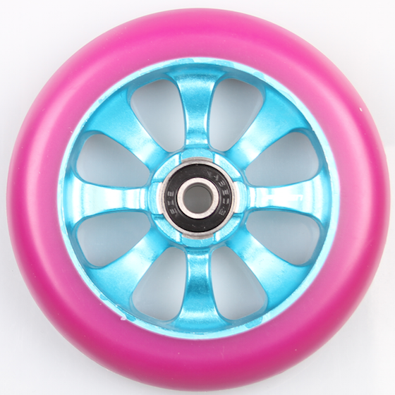 Fasen Wheels 8 Spokes Purple/Blue – Scooter Wheels, Ansicht 1